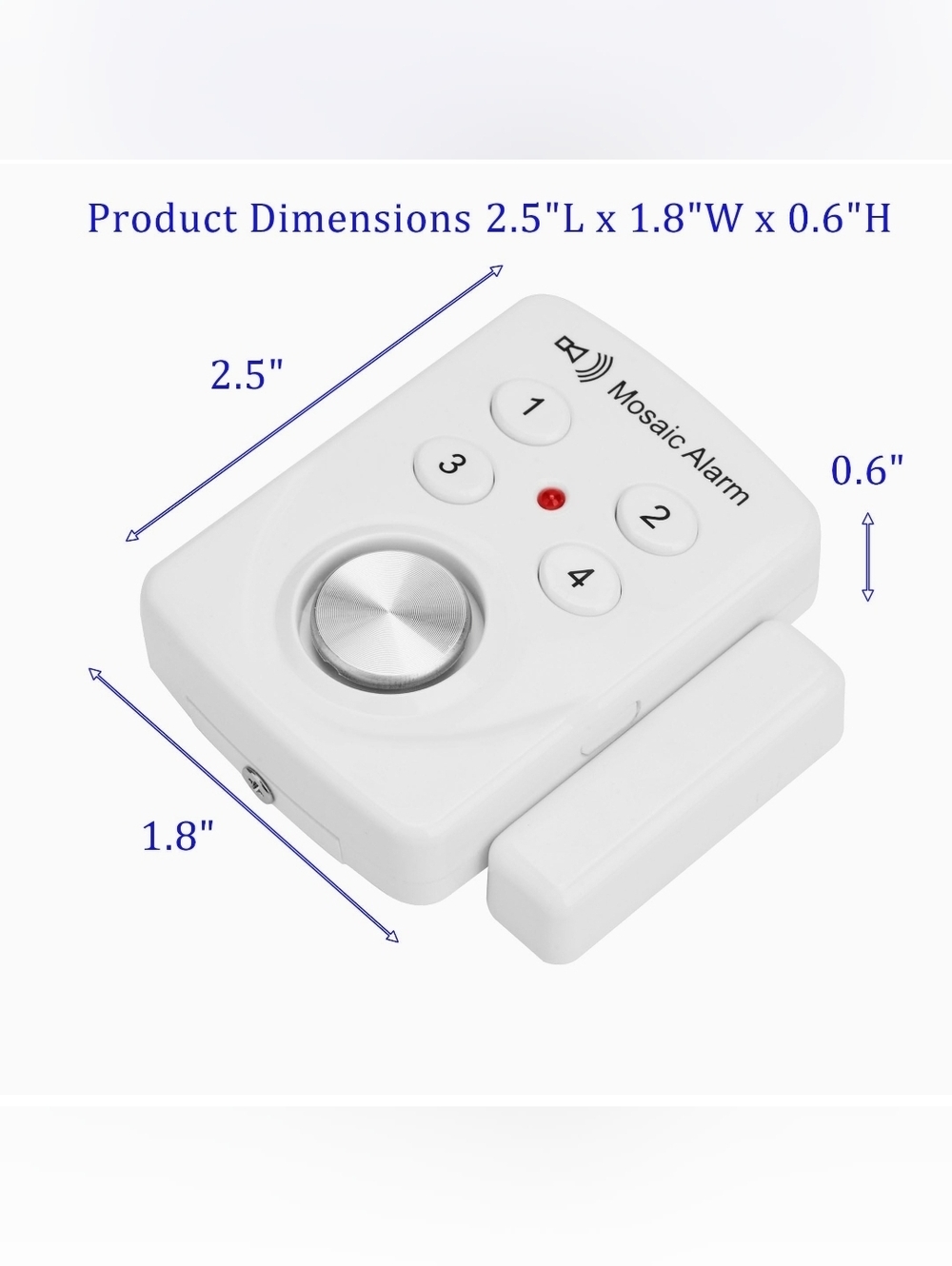 Mosaic Alarm Window/Door Entry Sensor - White